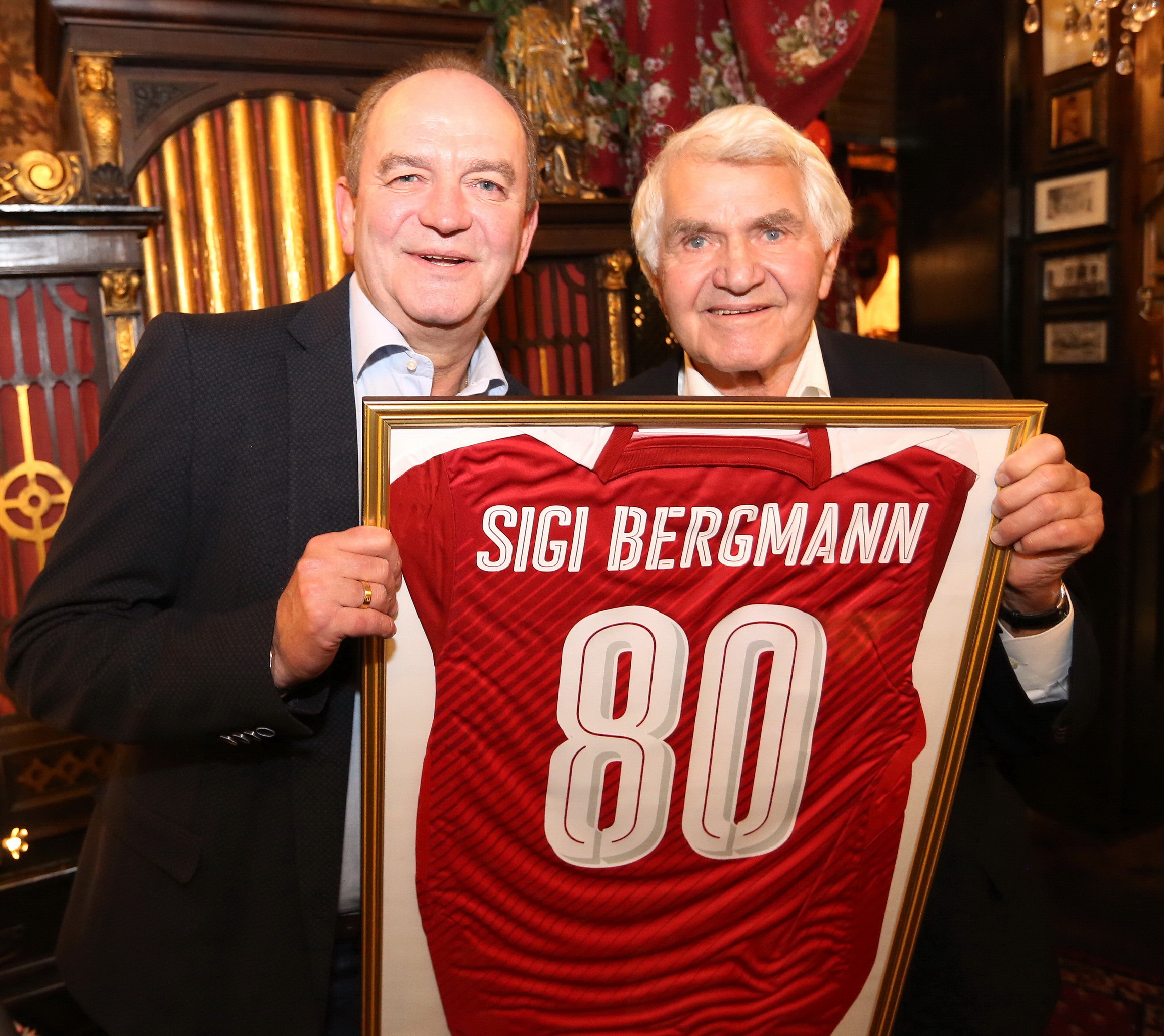 80. Geburtstag von Dr. Sigi Bergmann im Marchfelderhof am 04.01.2018